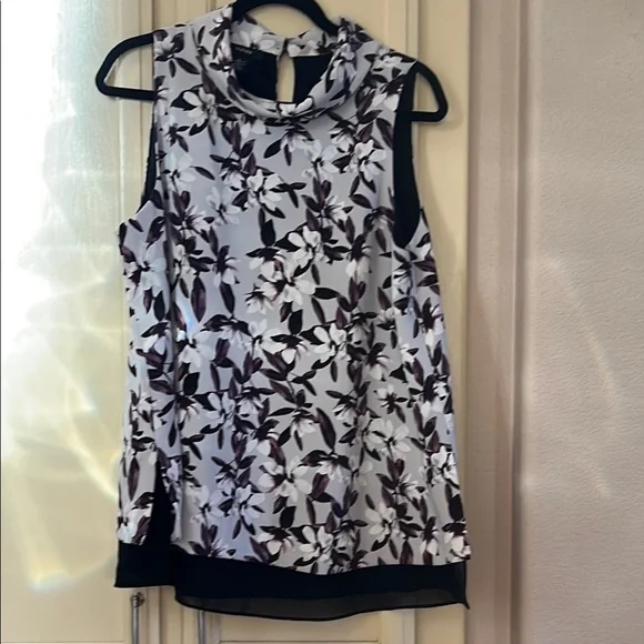 Sz 12 Alfani lined floral blouse. Beautiful for work or going out. Bundle/offer - Picture 1 of 5